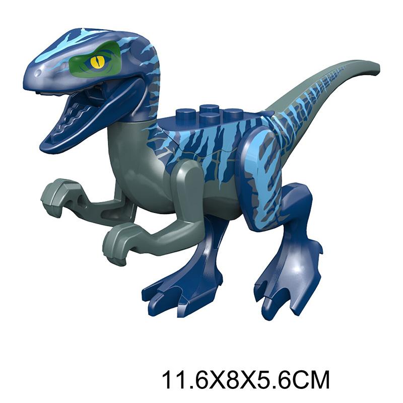 Jurassic Dino World Store Dinosaurfigurer Klosser Byggeklosser Velociraptor T-Rex Triceratops Indominus Rex Leker For Barn