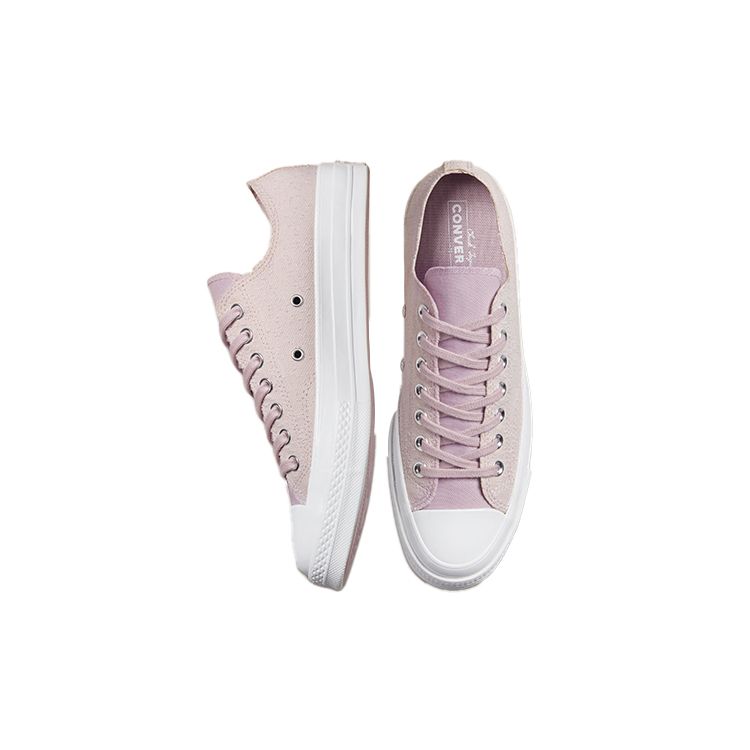 Converse Chuck 70 Low Hybrid Texture Unisex Sneakers Pink Himalayan-Salt White 171351C