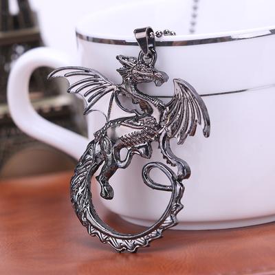 Desolation Of Smaug Hanger Draak Halsketting Punk Gotisch Amulet Nieuw Spel Film Sieraden Mannen Vrouwen Groothandel
