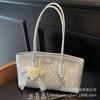 Premium foreign gas bag women's large capacity 2025 new niche summer snakeskin pattern shoulder underarm bag tote bag