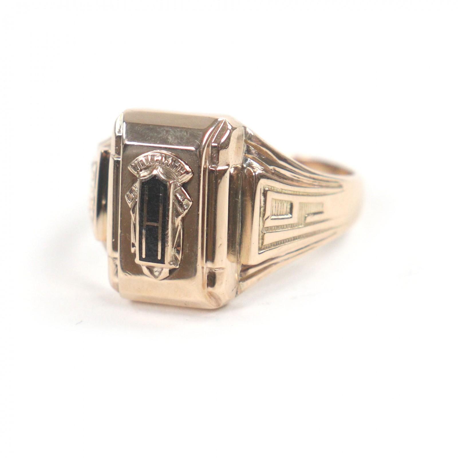 

Excellent BALFOUR Ring HAMPTON HIGH SCHOOL College gold Used