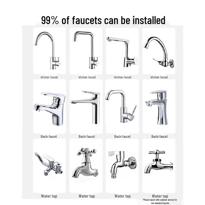 ClearView Stainless Steel Faucet Water Purifier with Ultrafiltration and Ceramic Descaler