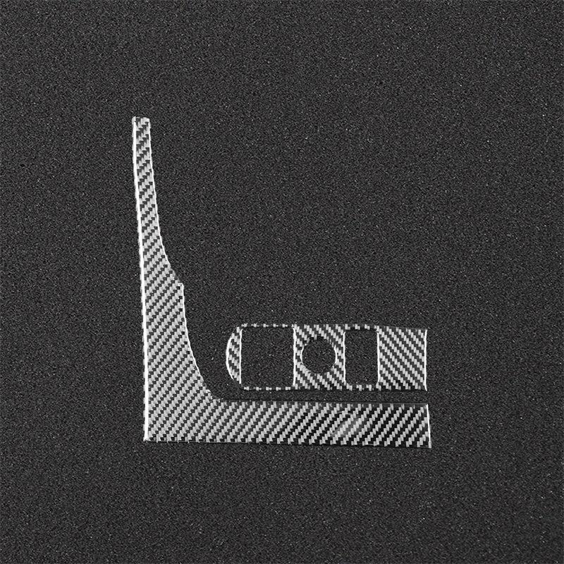 Carbon Fiber Rearview Mirror Switch Sticker for 01-03 Toyota RAV4 Interior