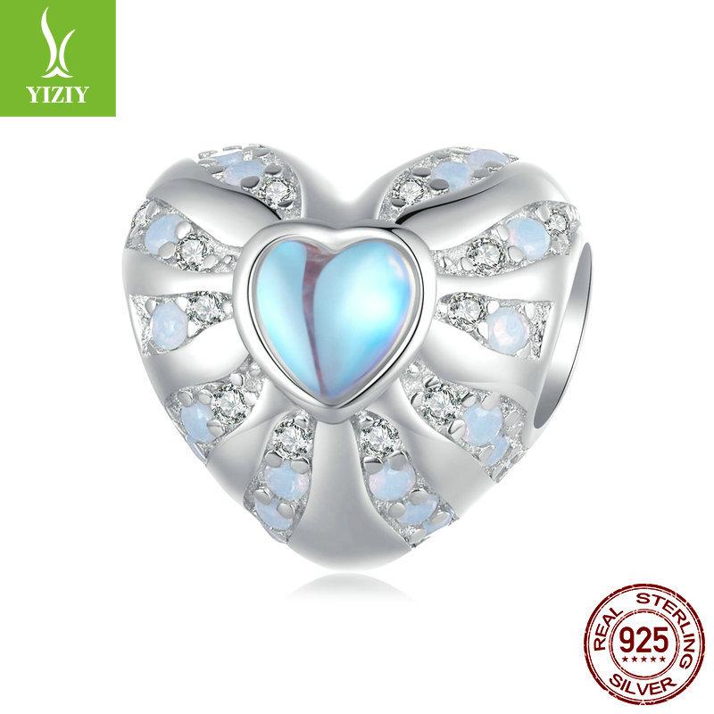 Dream Ocean Series Jellyfish Fishtail Diy Pendant, Niche S925 Silver Beaded Jewelry Accessories