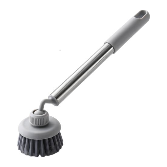 Pot Brush Hanging Hole Design Deep Cleaning Kitchen Brush Universal Rotating Head Multi-Use Pan Cleaning Brush