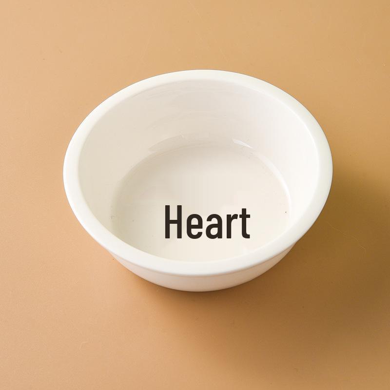 Ceramic Cat Food & Water Bowl with Slanted Design - Protects Cervical Spine, Anti-Tipping, Double Bowl for Feeding & Drinking
