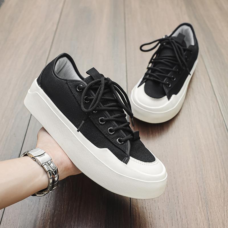 

2025 new Cao Yanguozi student couple low-top board shoes women s shoes Guochao niche sports and leisure men s shoes X257 35 чёрный