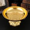 European Lotus Petal Tray Alloy Metal Handicraft Ornament Guest Restaurant Fruit Plate Snack Dried Fruit Storage Plate