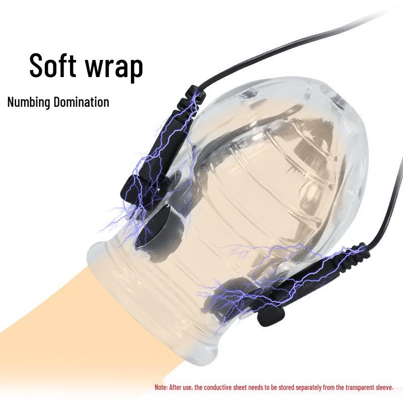 Men's Remote Control Desensitizing Electric Shock Trainer for Endurance and Self-Pleasure