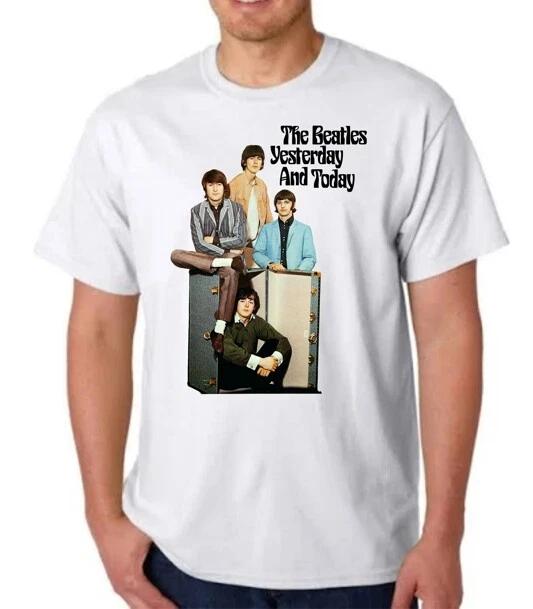 

BEATLES YESTERDAY AND TODAY TRUNK Tee T-T-shirt Lennon McCartney Butcher S
