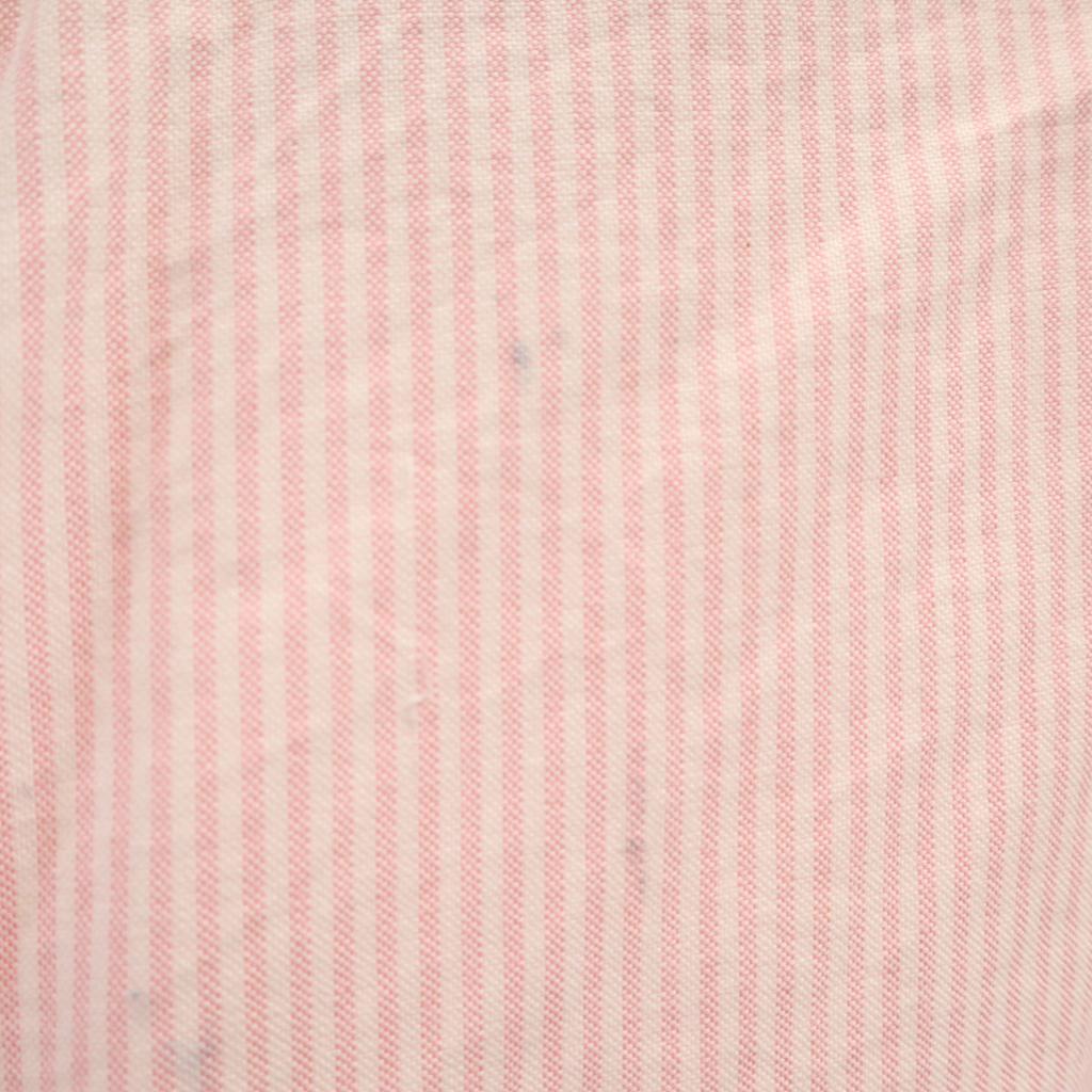 Yves Saint Laurent 90s Old Striped Pattern Long Sleeve Oxford Button Down Shirt Men's Used
