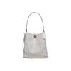 Charlie 26 Fashion Print Monogram Canvas And Leather Bucket Bag Women Shoulder Bag Pink White 89003-B4R7B