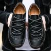 Adidași casual din piele pentru bărbați Pantofi de motocicletă 2024 Noutate în Impermeabil Bărbați Mocasini de lux Pantofi Încălțăminte Adidași Bărbați