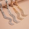 Diamond-encrusted Long Tassel Necklace Waist Chain Personalized Item