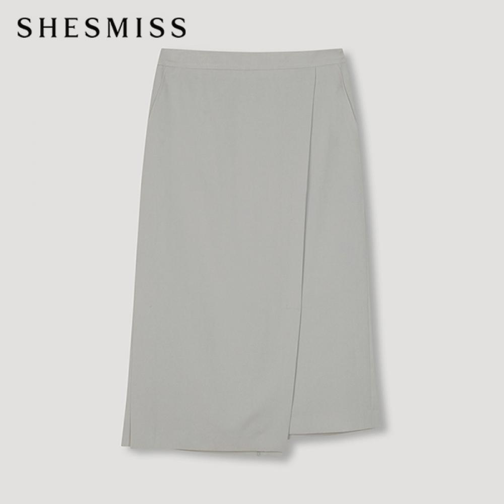 

She S miSS Unbalanced Panel Skirt SwwSkn21040 Lg light gray/55