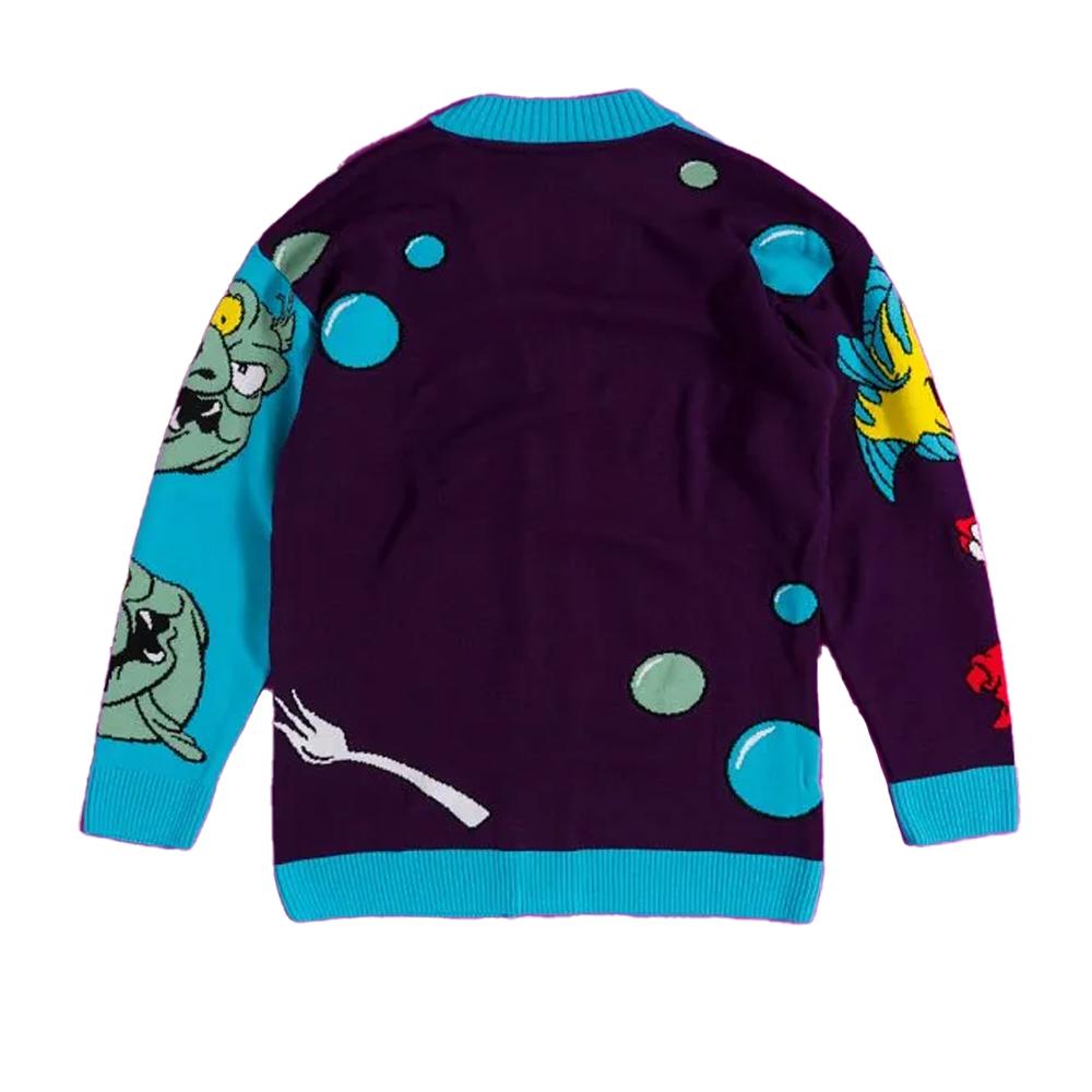 The Little Mermaid Unisexowy sweter rozpinany dzianinowy oversize