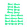 Risk 20pcs Zark Fitting Cap Fitting Brake Bleeder Screw Dustproof Cover for Car