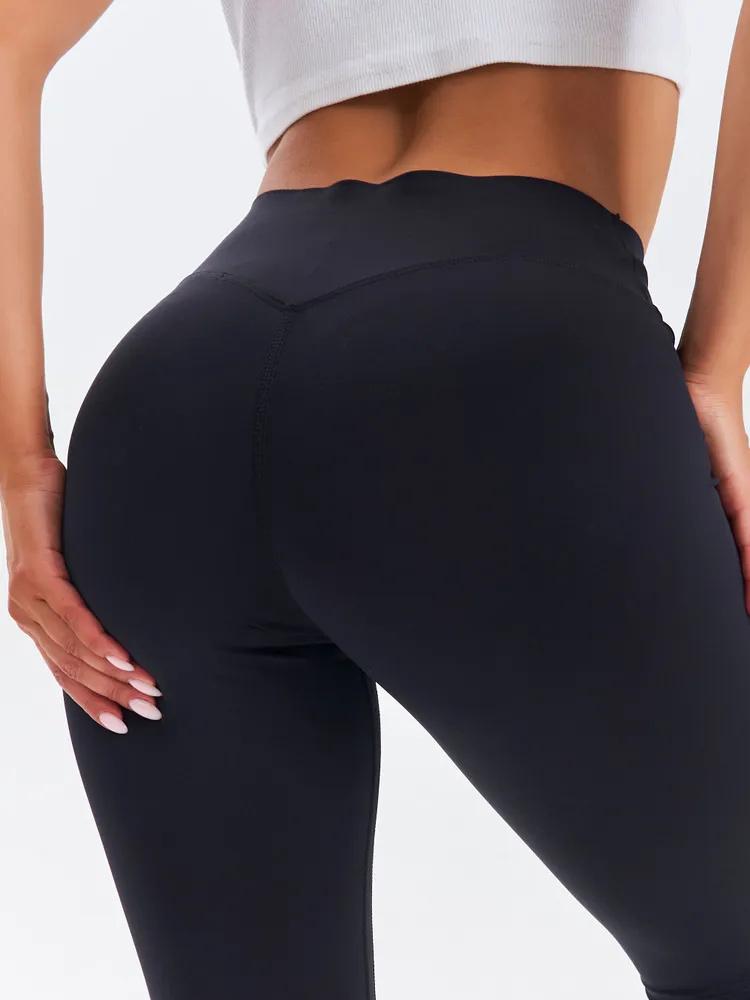 Women's High Waisted Yoga Pants, Hip Lift And -rolling Fitness Pants, Thin And Tight Sports Pants