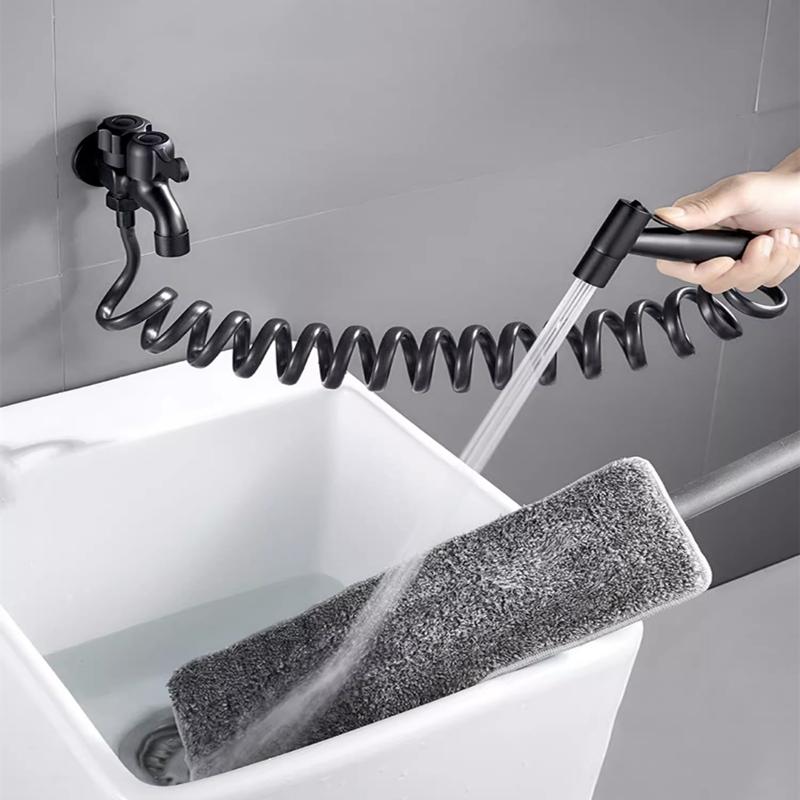 1.5m/2mTelephone line Shower Hose PU Bathroom Spring Flexible for Water Plumbing Toilet Bidet Sprayer Bathroom Accessories