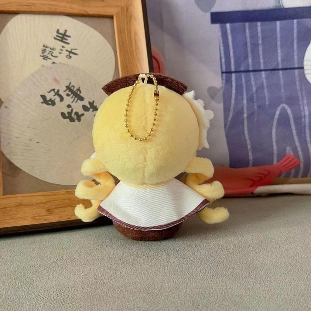Puella Magi Madoka Magica Mami Tomoe Figura Carina Peluche Bambola di Cotone Ripiena Ciondolo per Zaino Giocattoli Bambino Bambina Portachiavi Regalo
