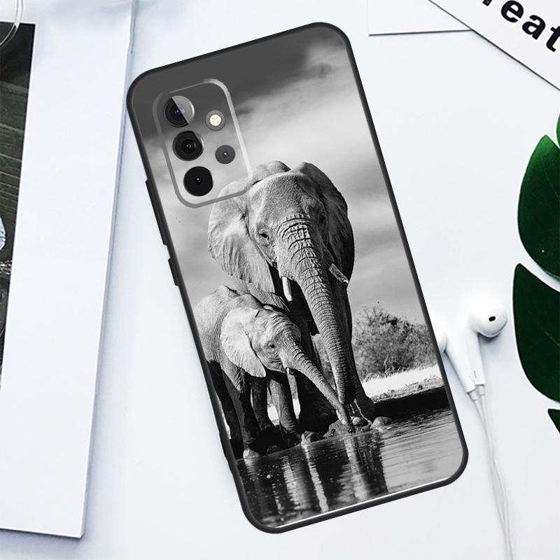 Elephant Animal For Samsung Galaxy A55 A54 A35 A15 A34 A14 A53 A33 A13 A05 A06 A16 A22 A32 A52 Phone Case