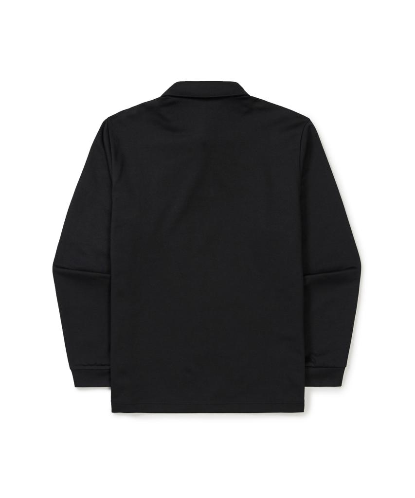 SNOWPEAK APPAREL Polo Long Sleeve T-Shirt (S25Fmfps10) Black