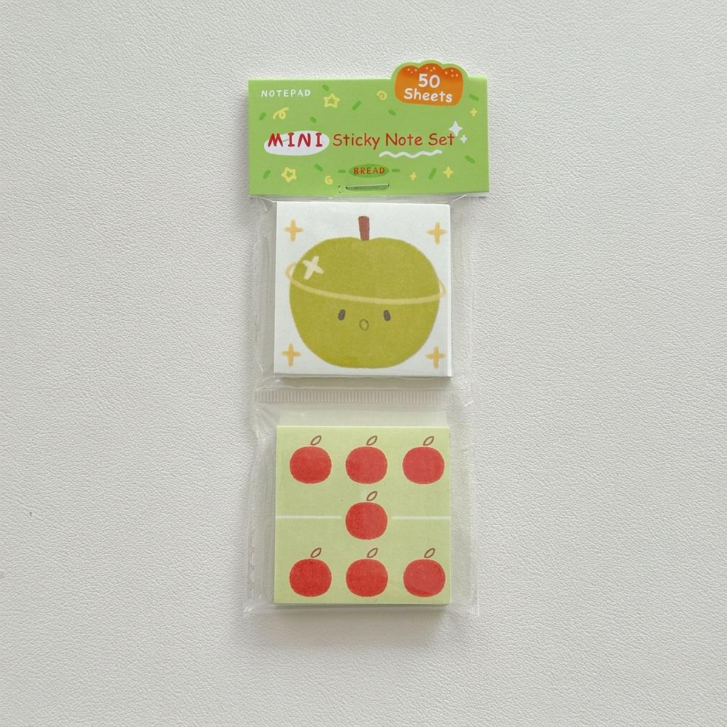 Non-Adhesive Notepad Decorative Food Themed Notepad Japanese Memo Japanese Mini Memo Pad For Office Workers On-The-Go Message
