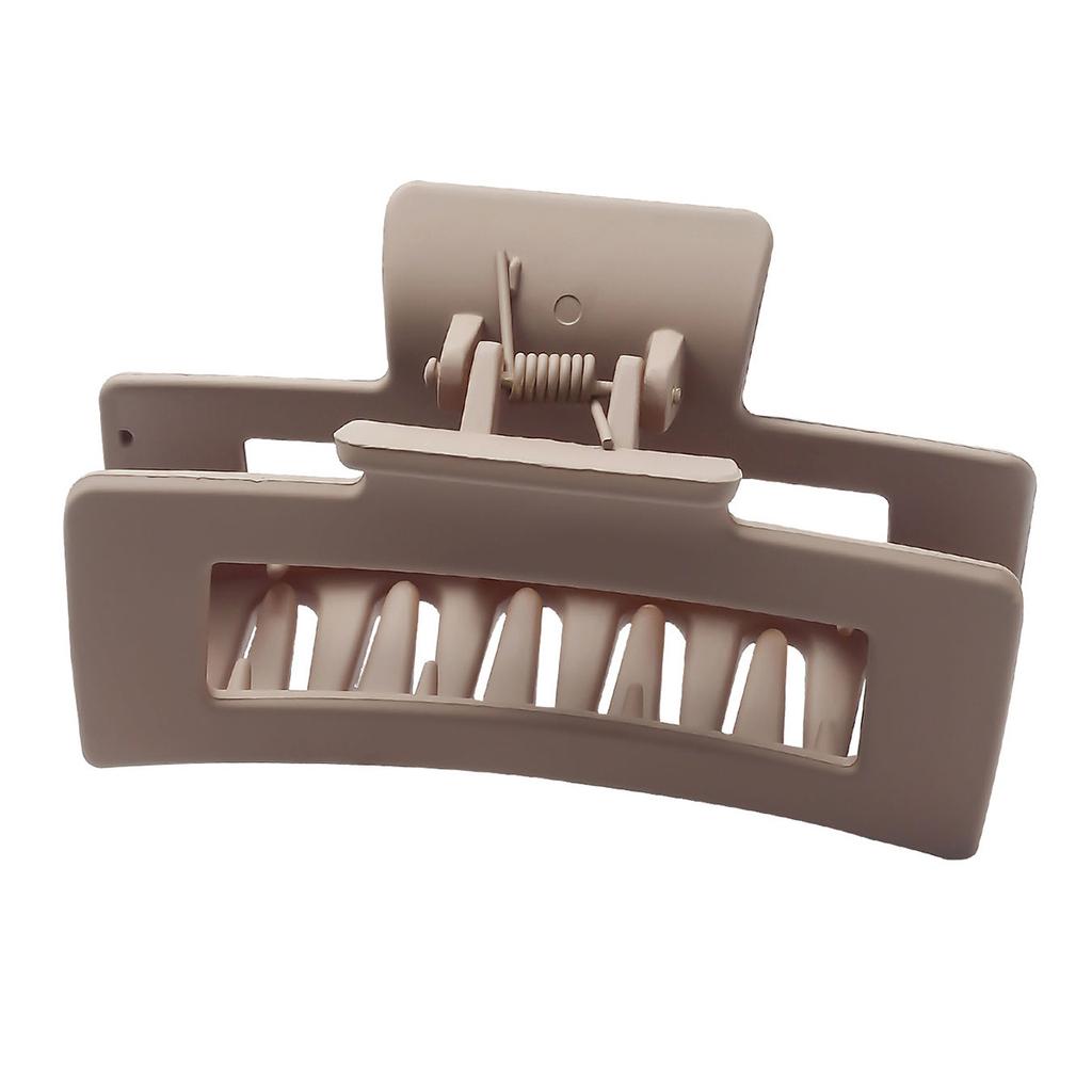 1-4PCS Classic Cream Grab Clip Female Frosted Clip Headdress Premium Feeling Large Shark Clip Hair Grip