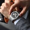 Top Brand Luxury Stainless Steel Waterproof Sport WristWatch Men Chronograph Watch Military Army Male Clock