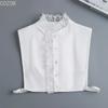 Girls Bowknots Lapel Shirt Detachable Collar Autumn Sweater Blouse Women Fake Collar Girls Removable Shirt Neck False Collar