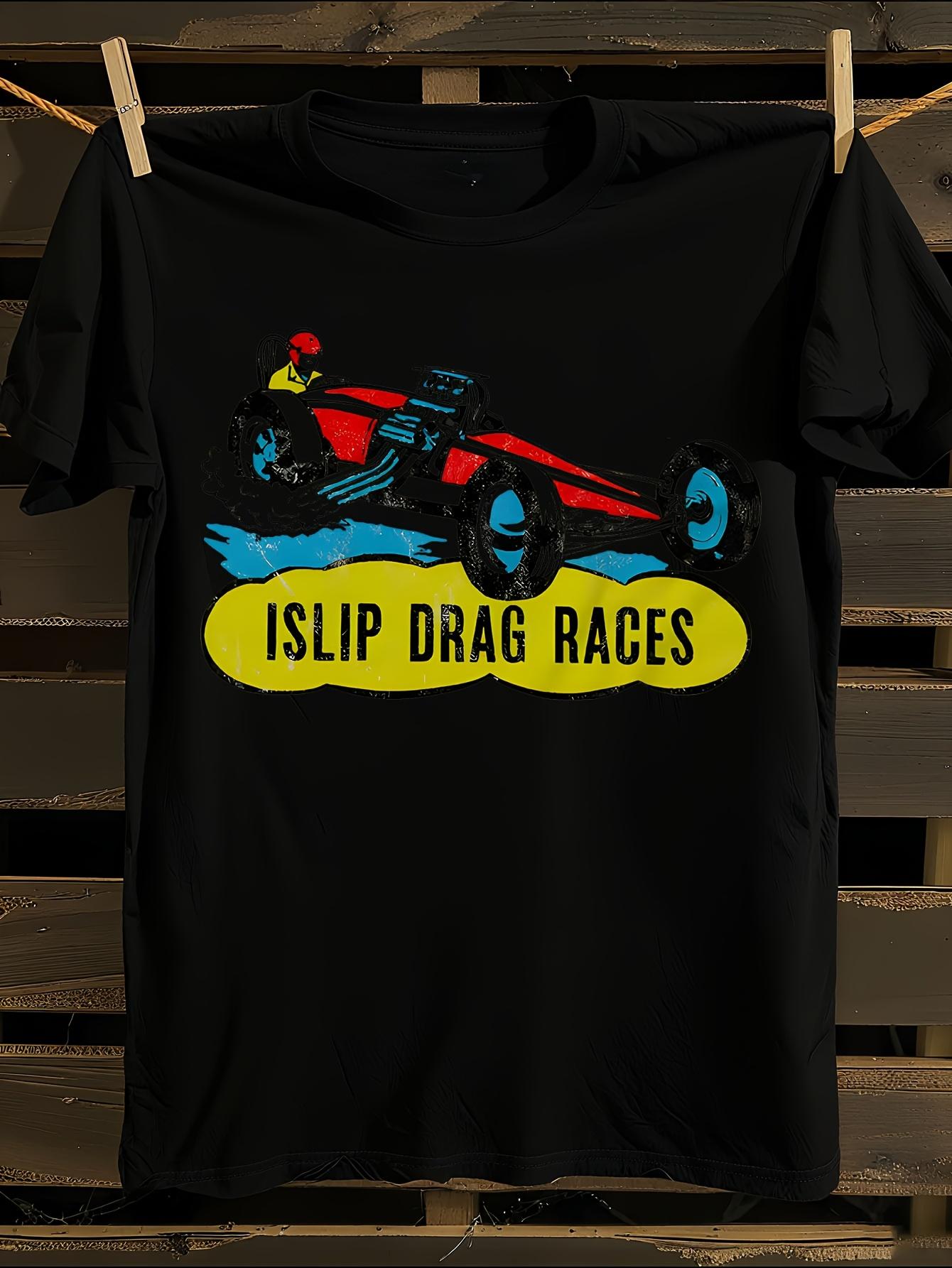 Retro Hot Rod Drag Racing Tshirt XL