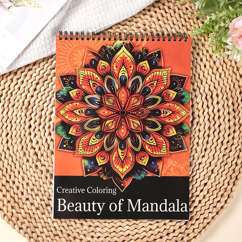 Adult Decompression Mandala Coloring and Drawing Book - Creative DIY Art Therapy