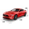 1/34 skala Ford Mustang GT 2018 Modell Auto Diecast Spielzeug Fahrzeug Kind Geschenk Sammlung