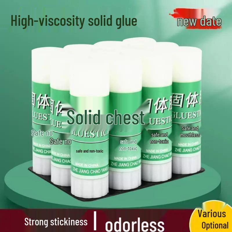 High Viscosity Transparent Glue Stick for Crafts and Office Use 10g [24 sticks/box]