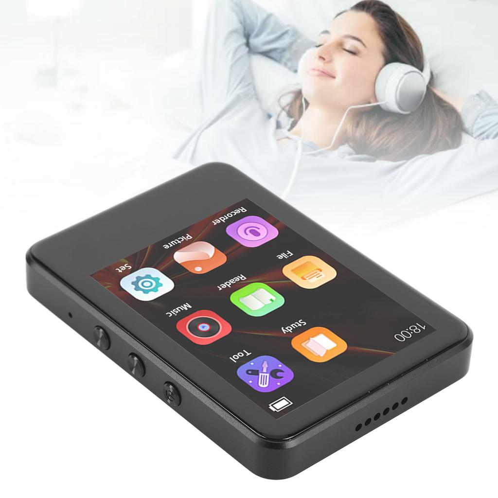 MP3 Player 2.8in Full Touchscreen Video Play with Speaker E Books Pedometers Portable Music Device X