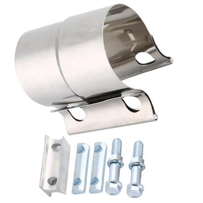 Morsetto universale per tubo di scarico in acciaio inossidabile per auto, fascetta a sovrapposizione (2 pollici)