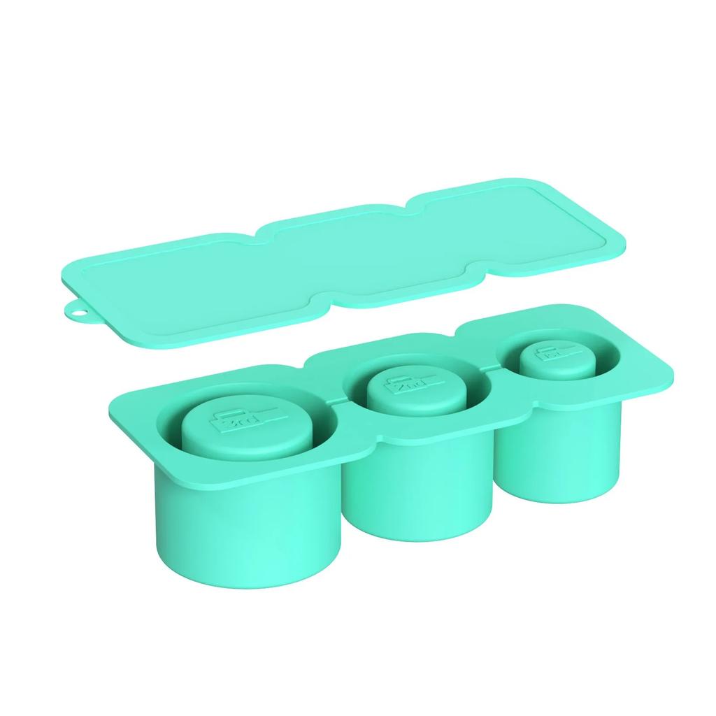 Silicone Ice Cube Mold for Water Cup with Lid Non Stick Summer Ice Molds Easy Demoulding Soft Ice Cube Ice Trays for Tumblers