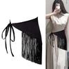New Women Wide Waist Belt Retro Punk Waistband Fashion Triangle Tassel Corset Belt Shirt Dress Decor Belt Coat Decor Accessories