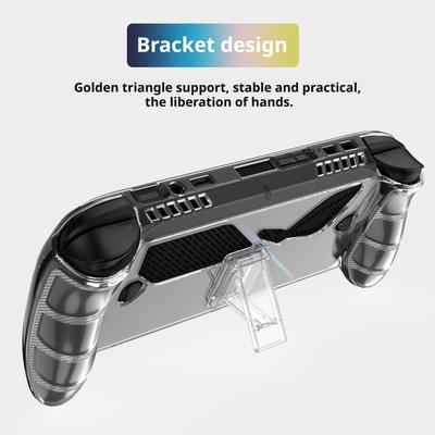 Schutzhülle für ROG Xbox Ally X Handheld-Gerät TPU Transparent Vollständige Abdeckung Halterung Stoßfest Rutschfest Fallschutz