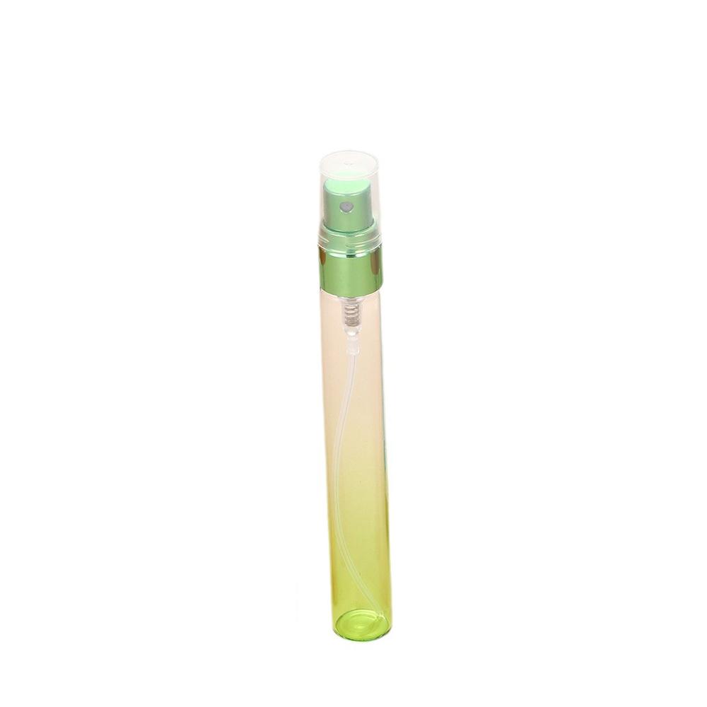10ml Gradient Color Glass Perfume Spray Bottle Cosmetic Dispenser Empty Sub-bottle Potable Cosmetics Sample Refillable Bottles