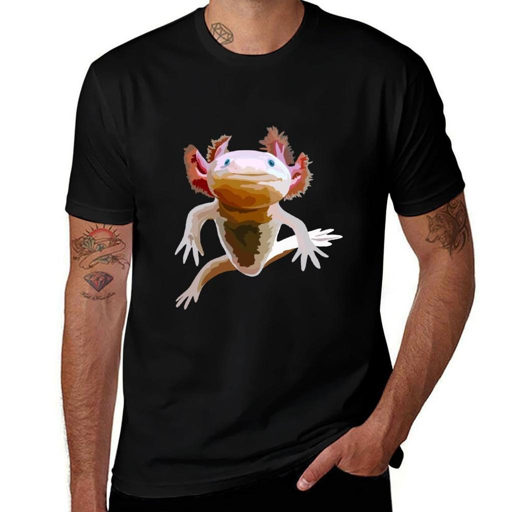 A Is For Axolotl Tshirt Antipilling Casual Tshirt
