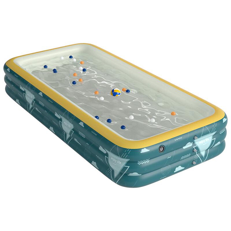 WEZHO Kids Inflatable Swimming Pool