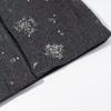 Womens Winter Fashion Stand Collar Zip Sequin Jacket Wool Blend Coat