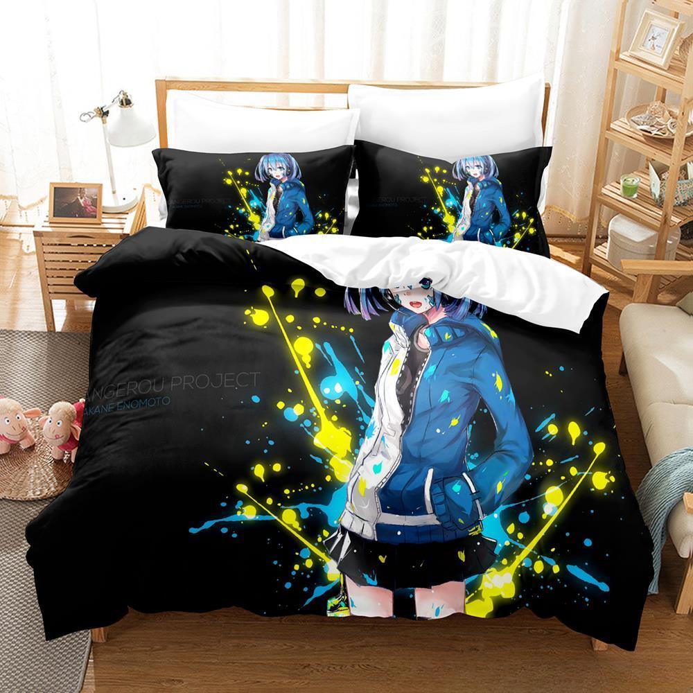 Fashion 3d Print Anime Kagerou Project Bedding Set Single Twin Full Queen King Size Bed Set Adult Kid Bedroom Duvet Cover Sets