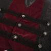 2024 Men's European & American Trendy Rock V-neck Single-breasted Waistcoat