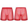 Men's Briefs Sheer Mesh Loose Lounge Boxer Shorts Panties Briefs Homewear Beachwear