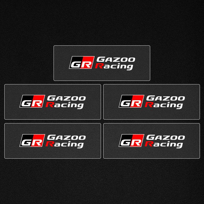 1/5/10Pc Car Interior Random Stickers Car Steering Wheel Emblem Styling for Toyota TRD GR Corolla Yaris Chr Auris RAV4 Camry Highlander
