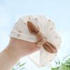 Cartoon Baby Fetal Cap 0-5 Months Newborn Turban Hat Windproof Boneless Muslin Hat  Toddler