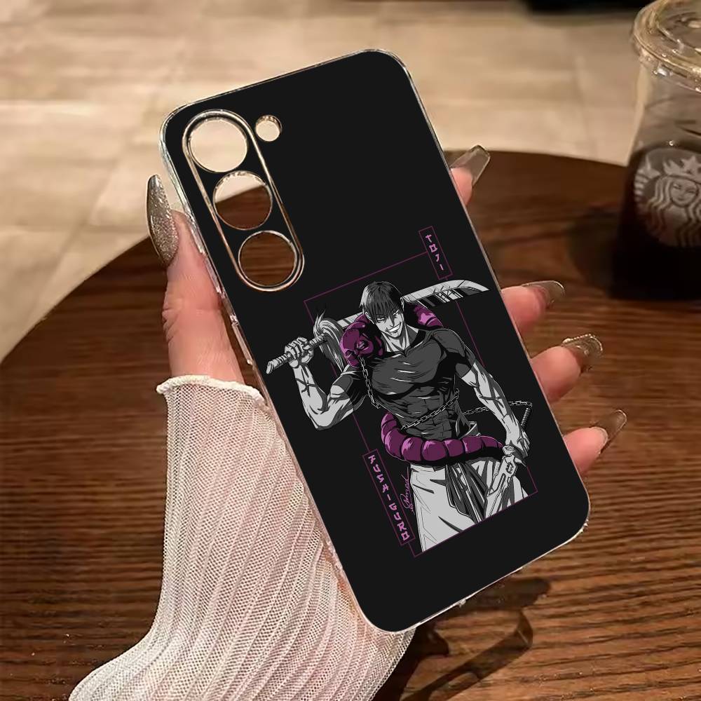 

Charismatic villain-Fushiguro Toji Clear Phone Case for Samsung Galaxy A71, A70, A52, A51, A40, A30 Samsung a714g