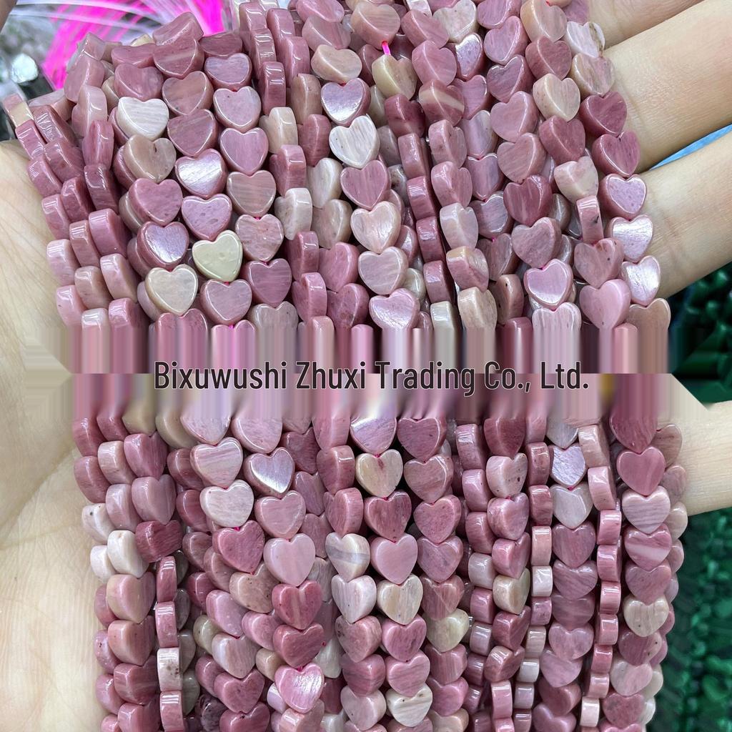 6mm herzförmige Kristallachat-Perlen: Tigerauge, Grüner Aventurin für DIY-Schmuck und Armbänder